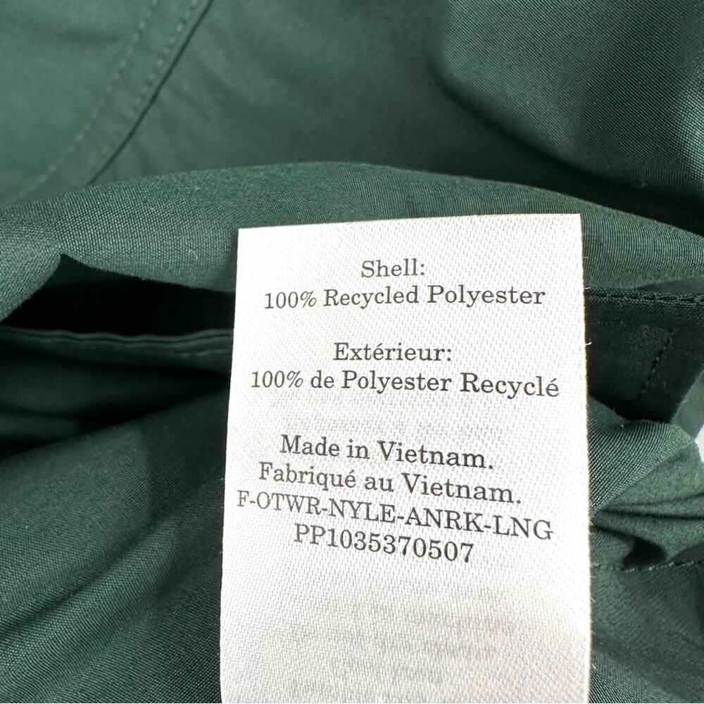 Everlane the ReNew Anorak in dark green Size M - Picture 6 of 8